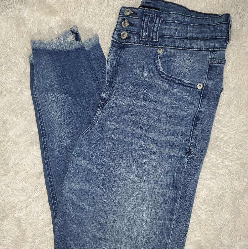 Express high waisted jeans